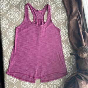 Lululemon Tank with Cutouts Size 6